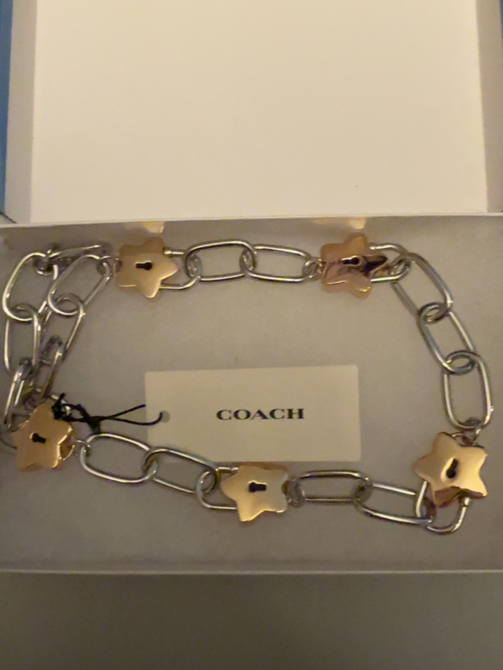 Coach Lock & Key Necklace - Picture 4 of 4
